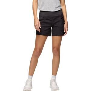 Prana Kanab Short Women's XS Charcoal 5" Inseam Pull On Knit Waistband Pockets